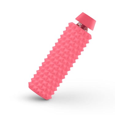 Spike Roller Clicker, Tactile Pain Stimming Fidget with Clicker Switch, Pain Stimulation Roller with Lanyard (Pink)